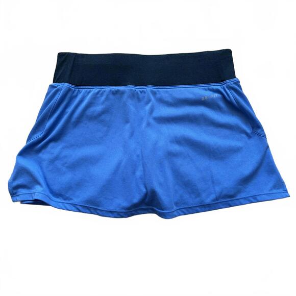 Nike Dri-Fit Skort Skirt Compression Shorts Low Waist Blue Women's Size XS - Picture 3 of 5